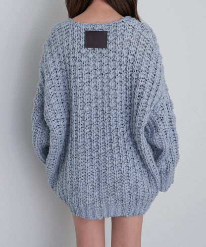 【RAY CASSIN】V領寬鬆針織衫