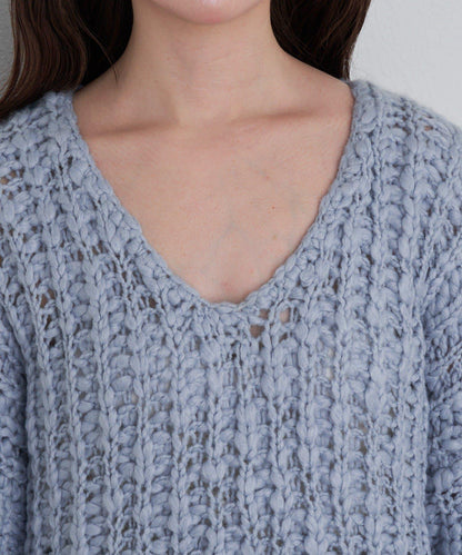 【RAY CASSIN】V領寬鬆針織衫