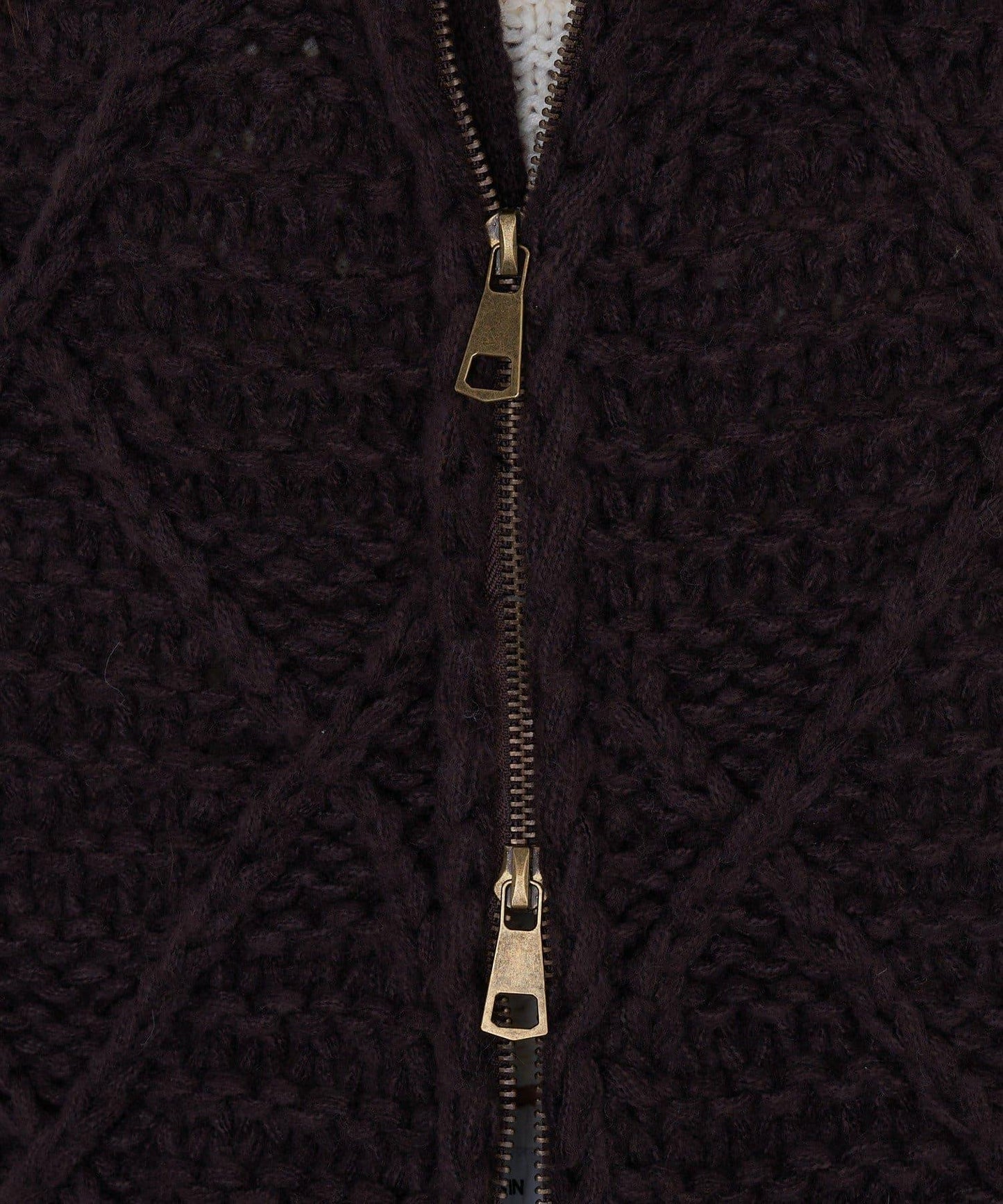 編織花紋針織夾克