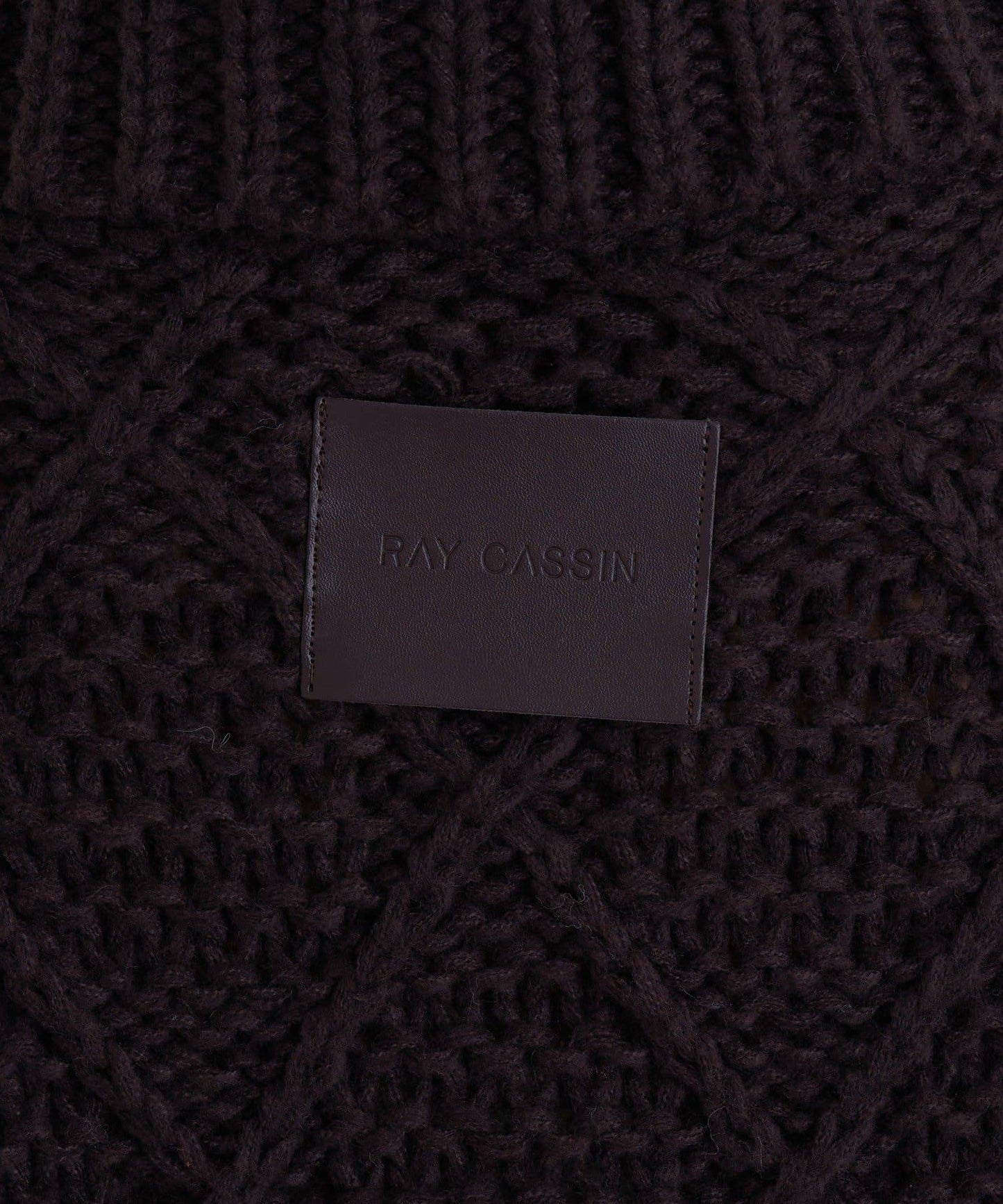 編織花紋針織夾克