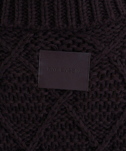 編織花紋針織夾克