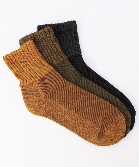無圖案四分襪（適合腳長25.0-27.0cm）