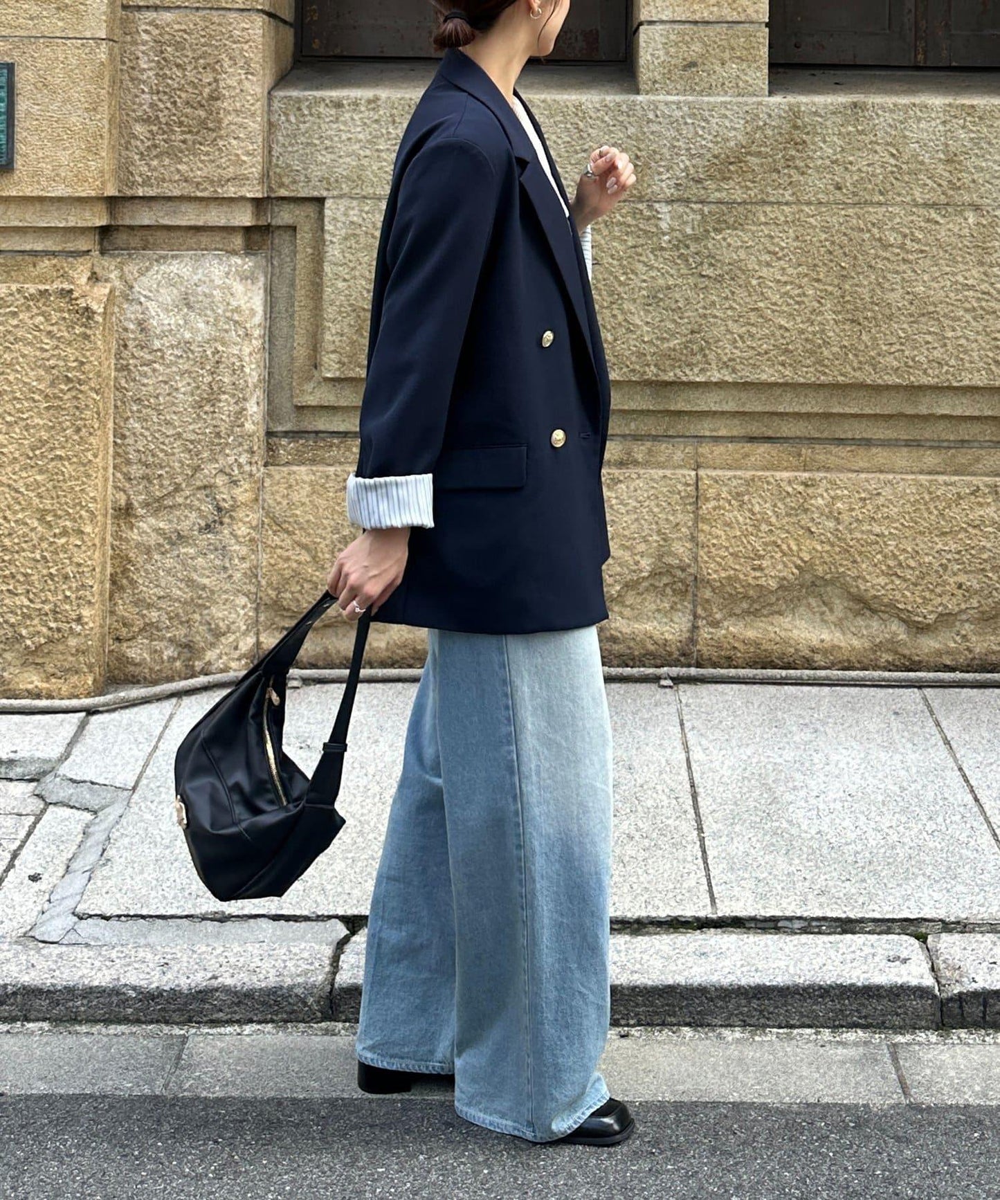 金色紐扣 西裝版型 西裝外套