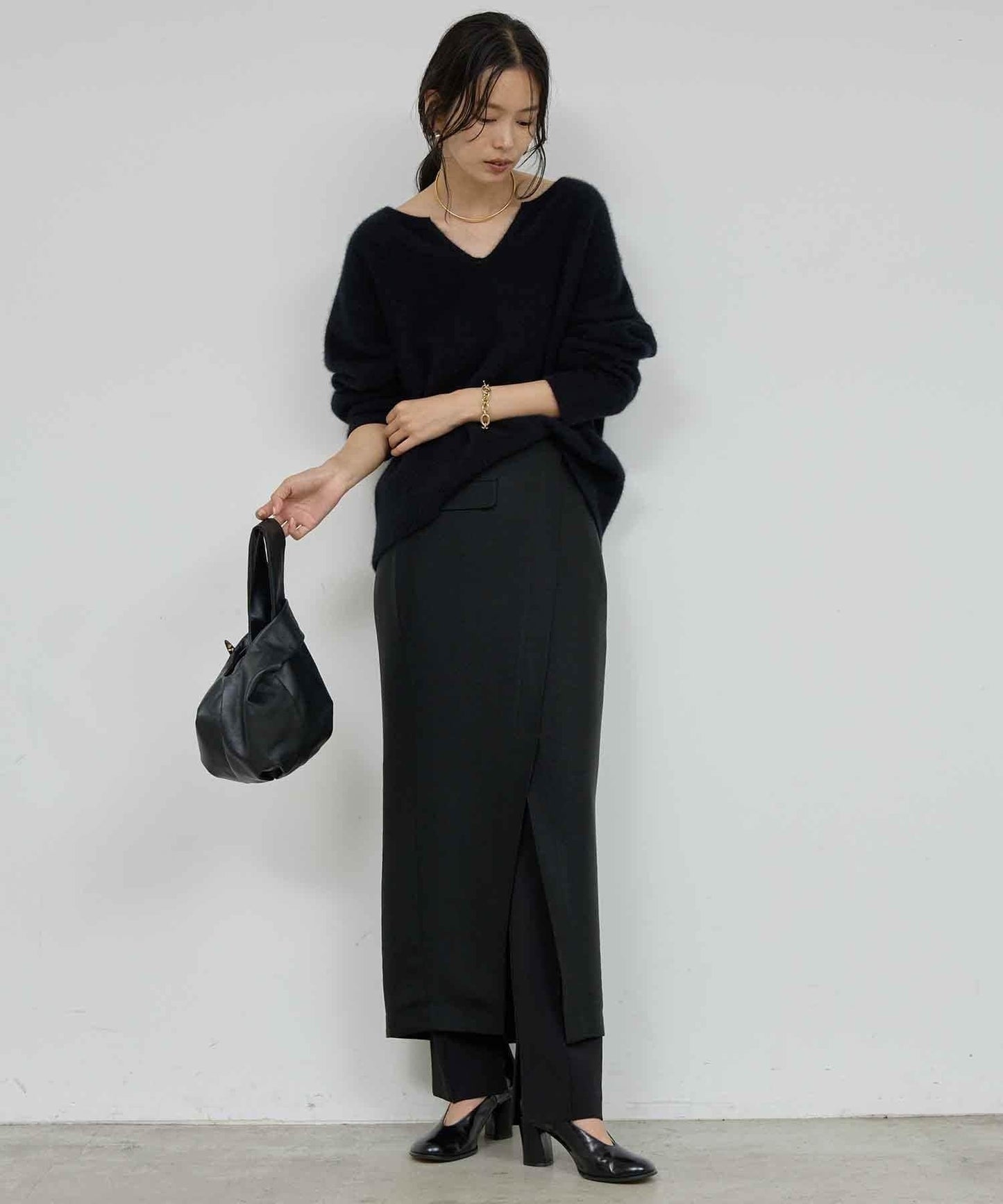 醋酸斜紋半身裙