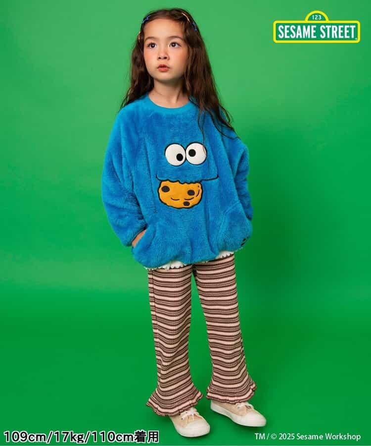 芝麻街毛絨抓絨衛衣