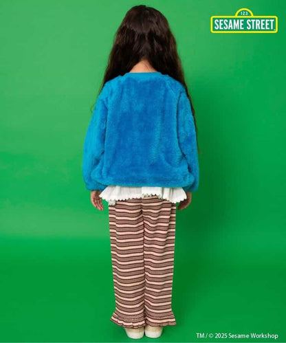 芝麻街毛絨抓絨衛衣