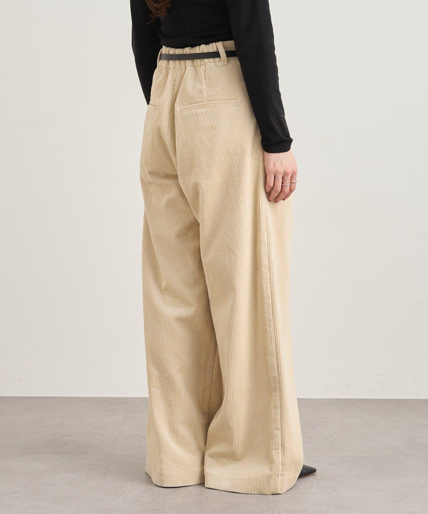 【SHENERY】燈芯絨寬腿褲