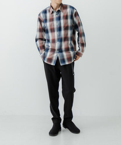 『聯名』OUTDOOR EXCHANGE×URBAN RESEARCH 長毛格紋襯衫