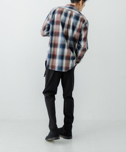 『聯名』OUTDOOR EXCHANGE×URBAN RESEARCH 長毛格紋襯衫