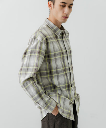 『聯名』OUTDOOR EXCHANGE×URBAN RESEARCH 長毛格紋襯衫