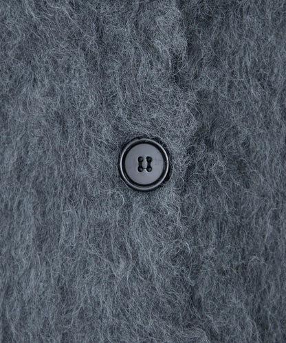 【RAY CASSIN】長毛V領寬鬆開衫