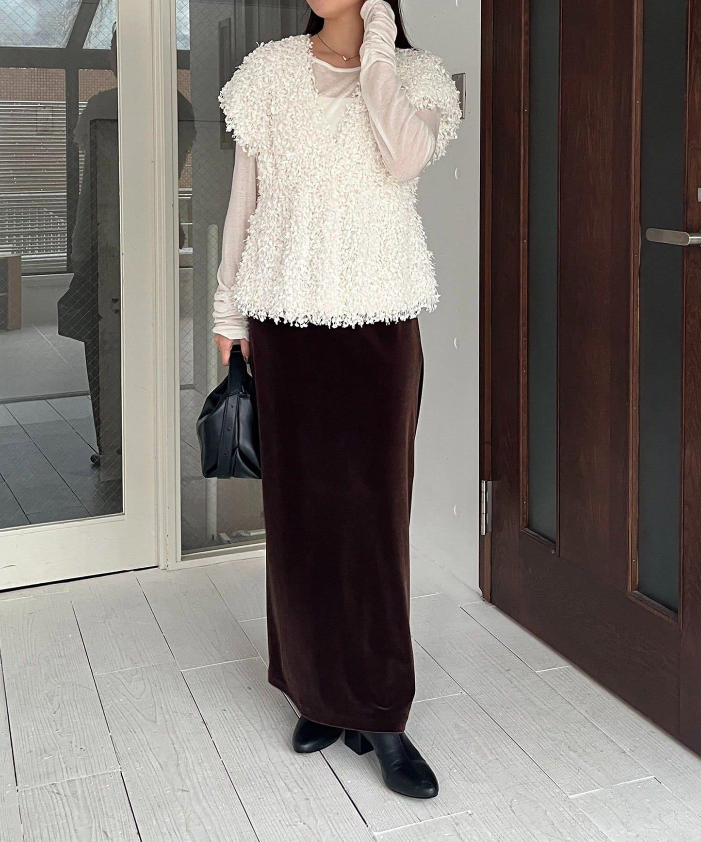 【CAPRICIEUX LE'MAGE】圈圈紗流蘇上衣