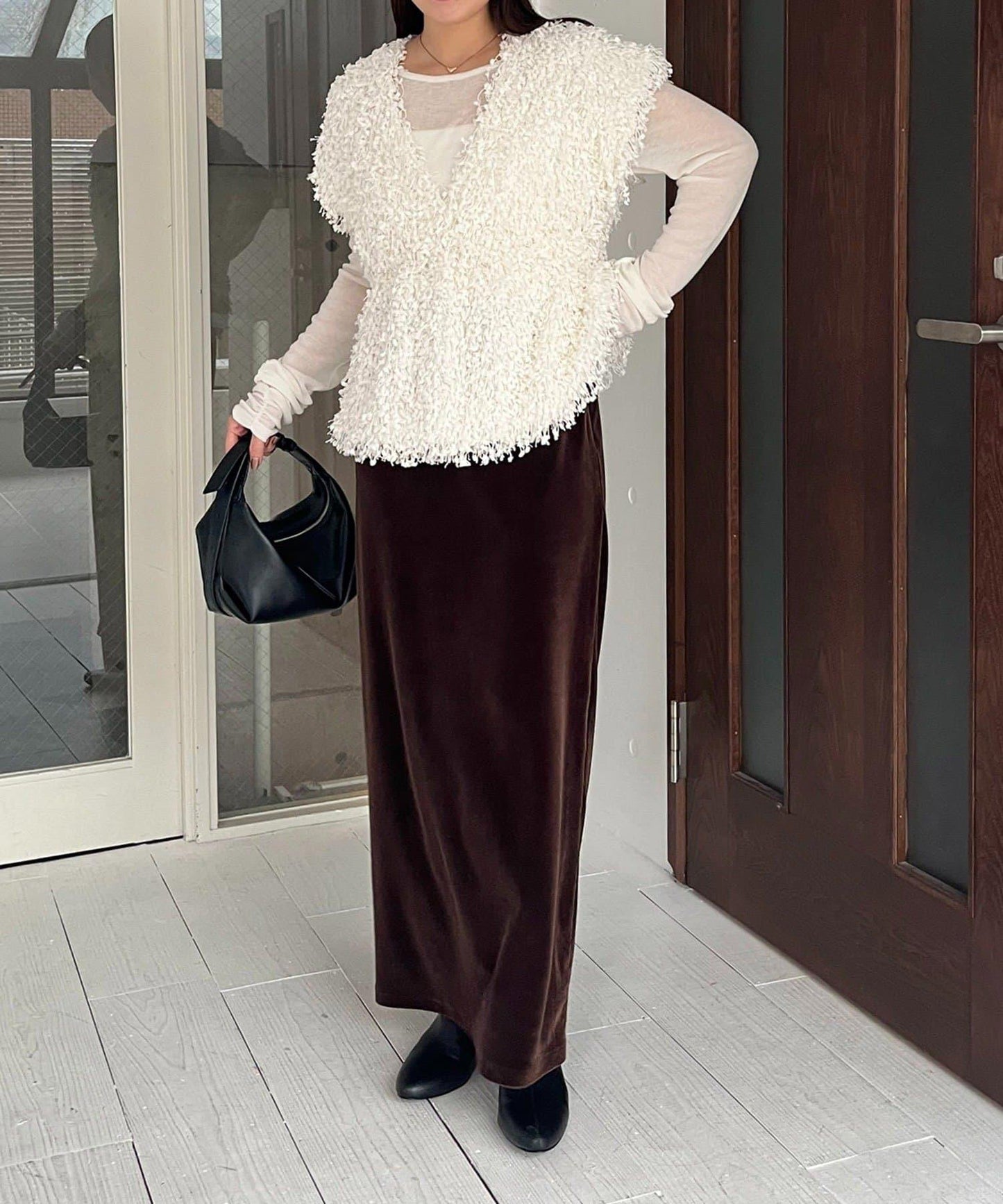 【CAPRICIEUX LE'MAGE】圈圈紗流蘇上衣