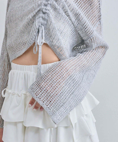 【OLIVE des OLIVE】抽繩針織衫