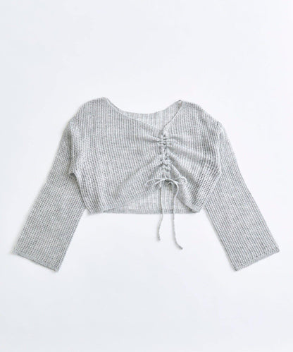 【OLIVE des OLIVE】抽繩針織衫