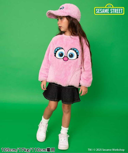 芝麻街毛絨抓絨衛衣