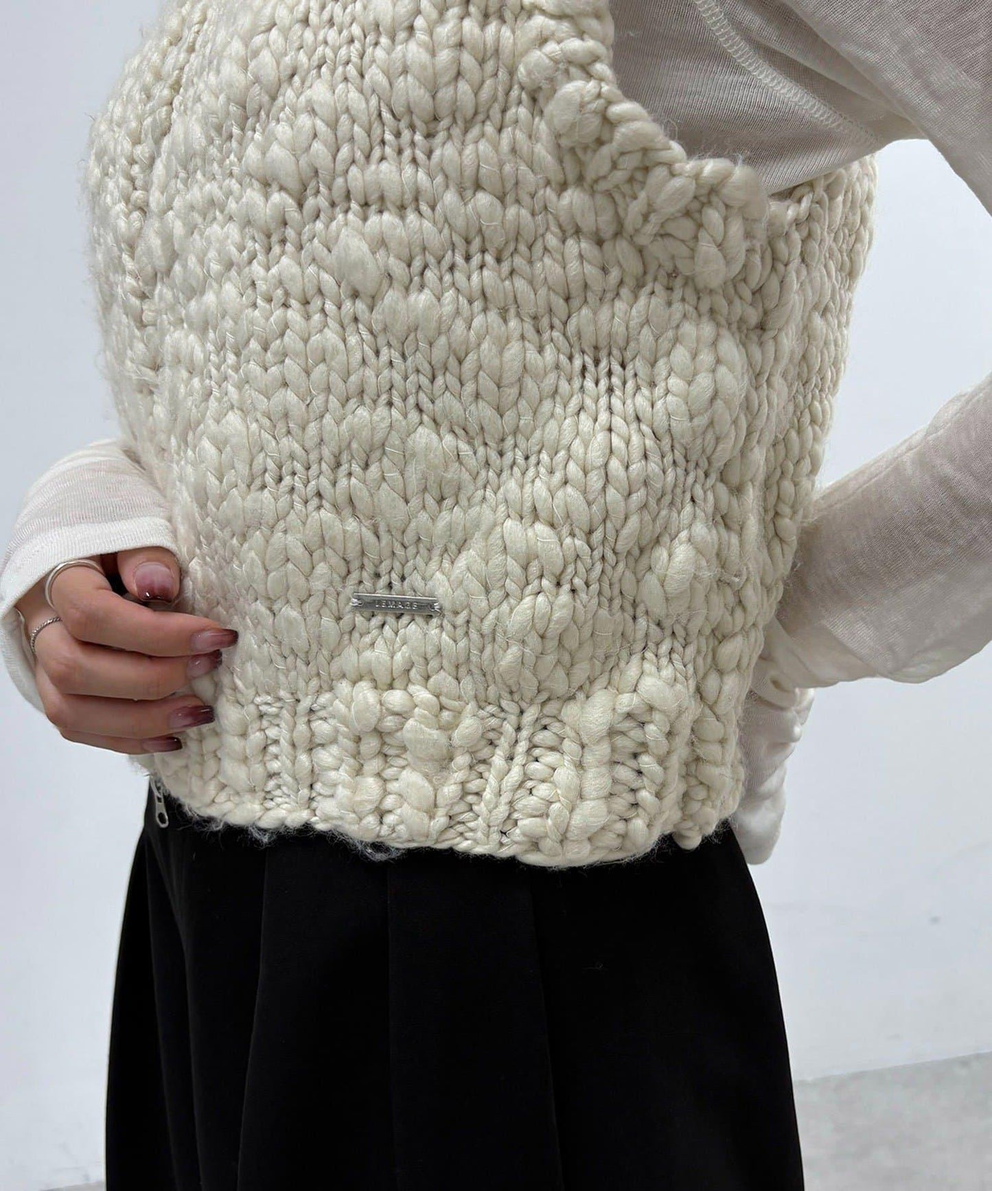 【CAPRICIEUX LE'MAGE】手工編織背心