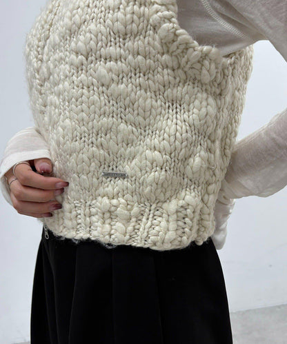 【CAPRICIEUX LE'MAGE】手工編織背心