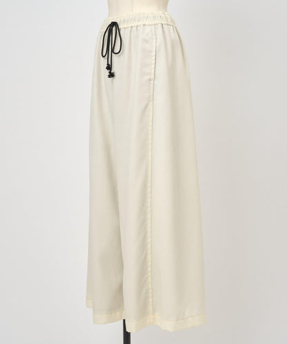 仿牛仔羊毛寬鬆長褲