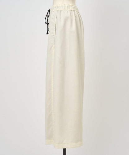 仿牛仔羊毛寬鬆長褲