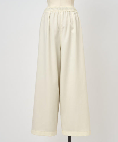 仿牛仔羊毛寬鬆長褲