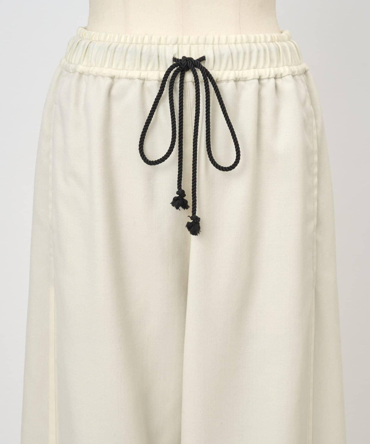 仿牛仔羊毛寬鬆長褲