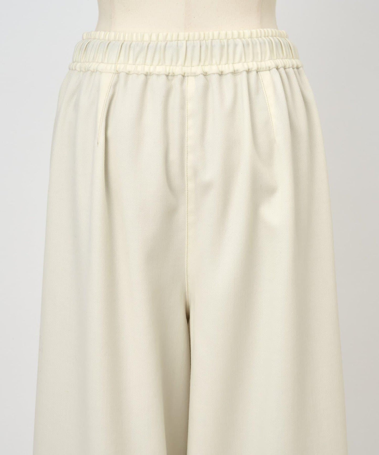 仿牛仔羊毛寬鬆長褲