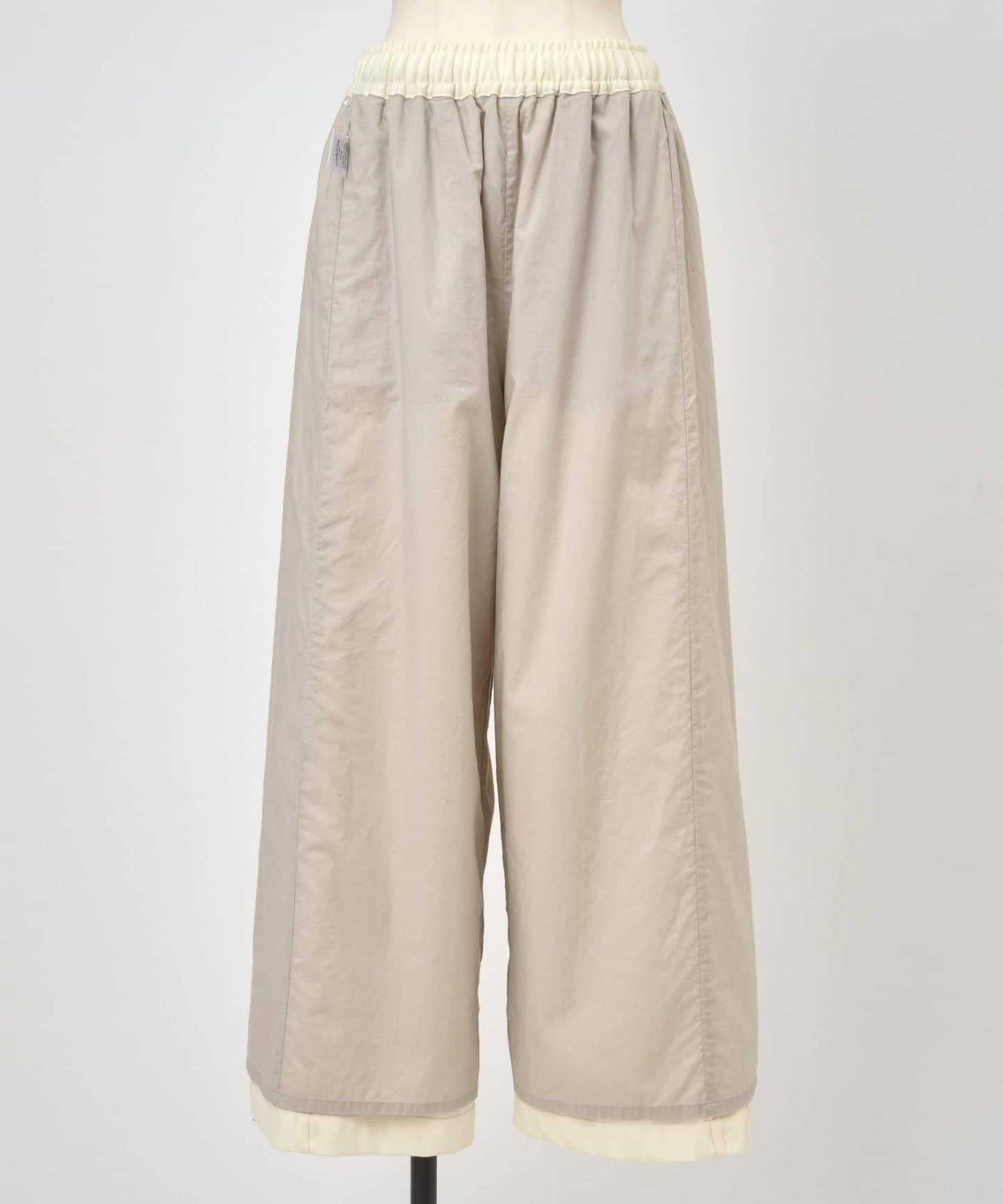 仿牛仔羊毛寬鬆長褲