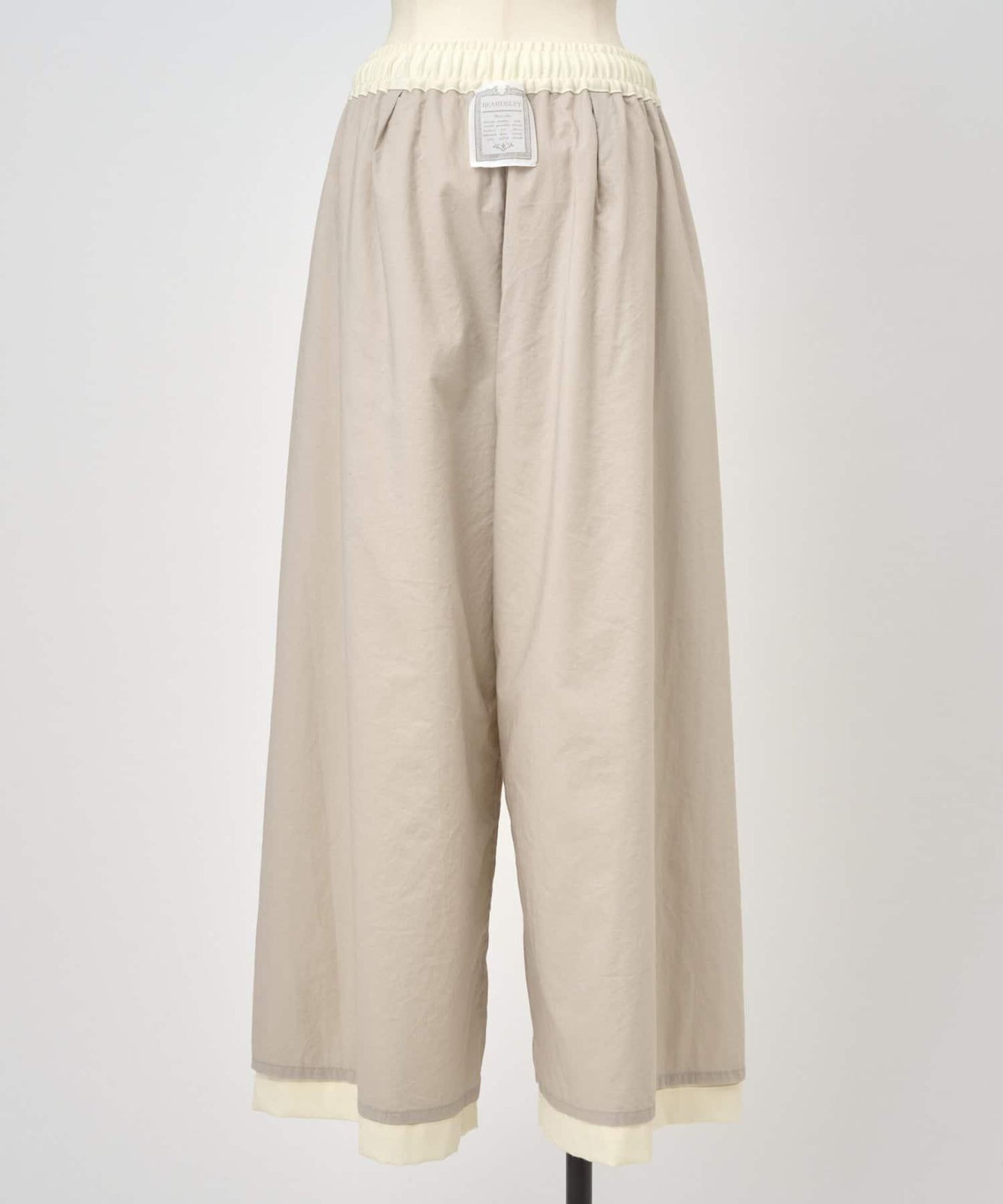 仿牛仔羊毛寬鬆長褲