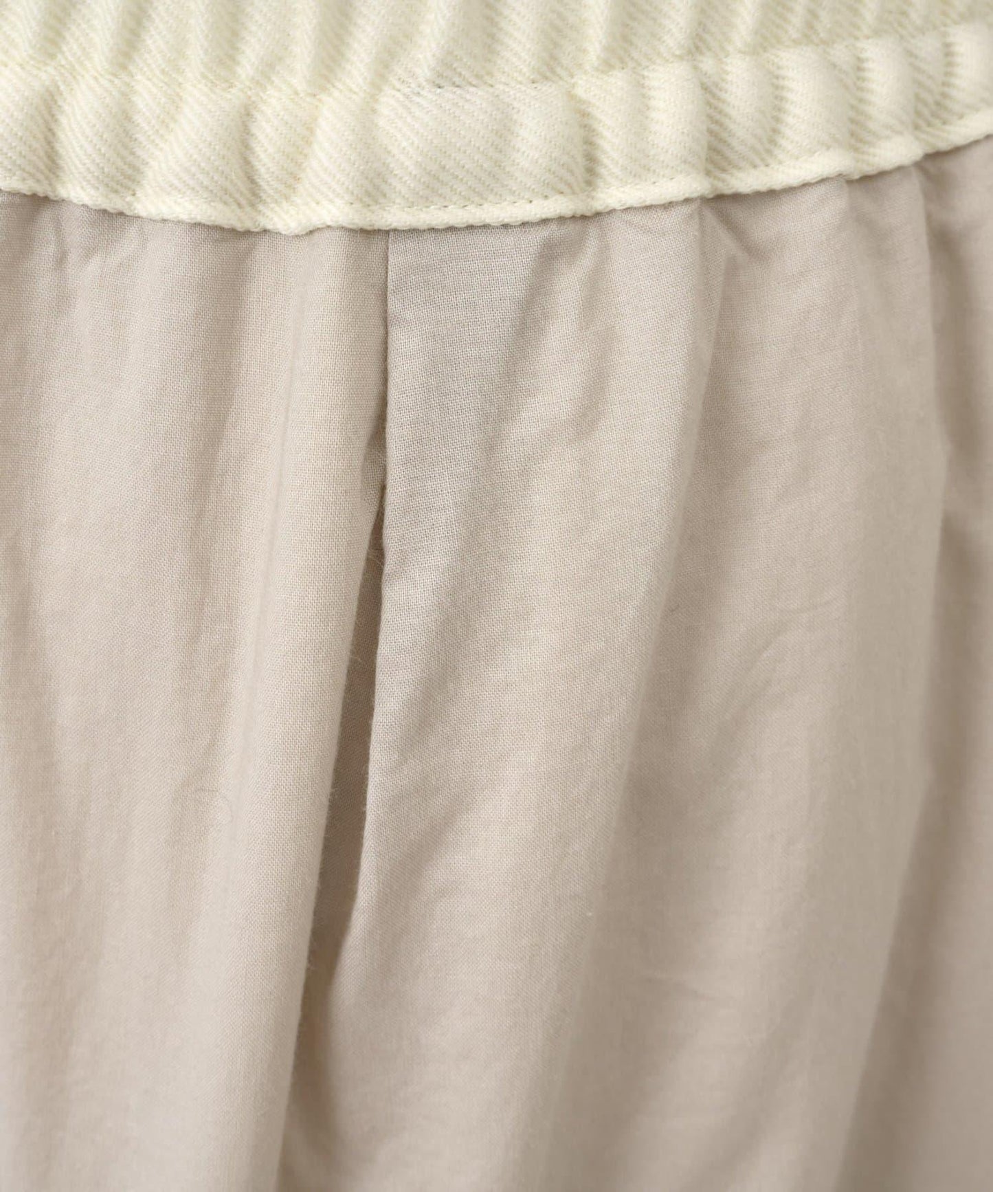 仿牛仔羊毛寬鬆長褲