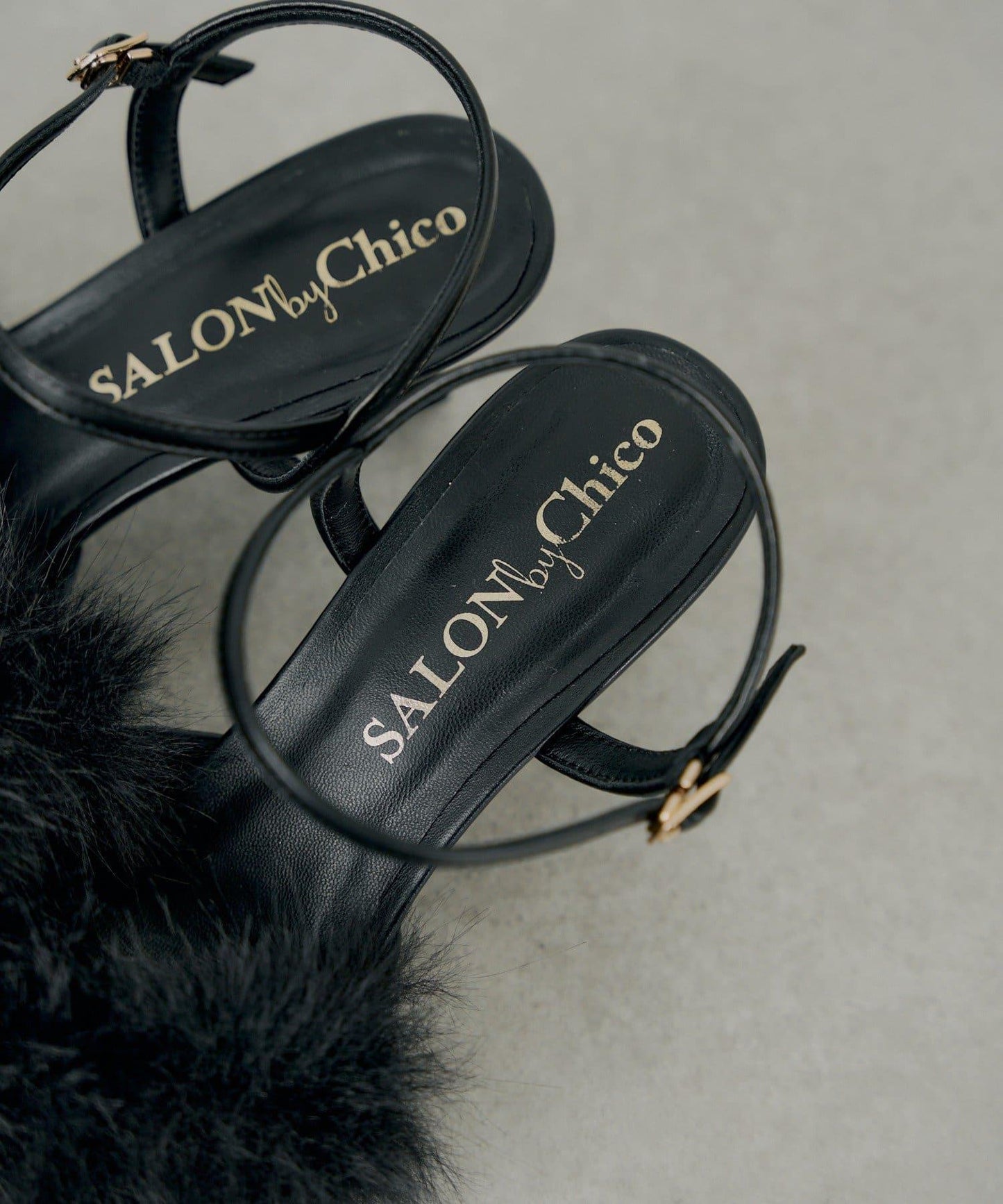 【SALON by Chico】毛絨設計高跟鞋