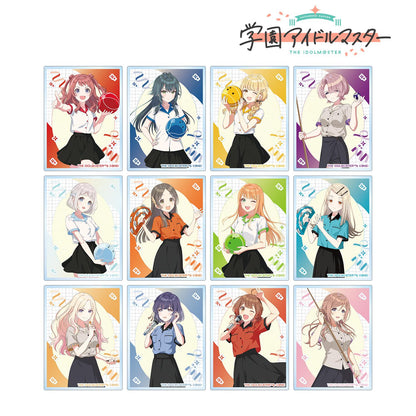 學園偶像大師_新繪保齡球襯衫ver. 隨機亞克力卡（單品/全套BOX）【BOX/12個裝】
