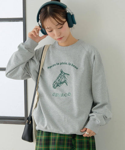 【GEVACO】加絨刺繡印花套頭衫