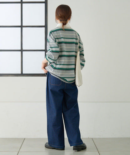 10盎司牛仔寬鬆休閒長褲
