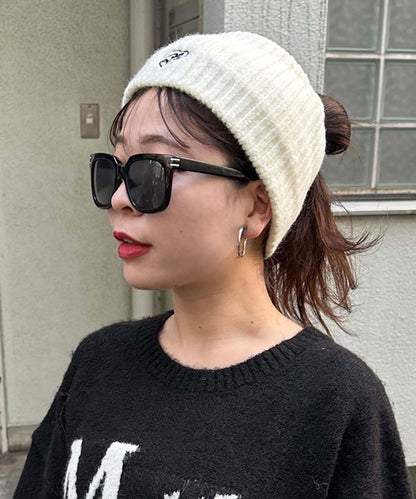 【OLIVE des OLIVE】愛心原創刺繡針織髮帶