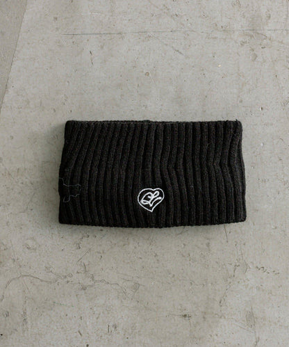 【OLIVE des OLIVE】愛心原創刺繡針織髮帶