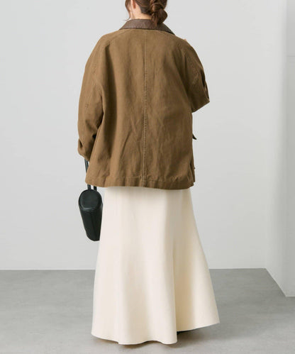 【/復刻】米蘭羅紋針織半身裙