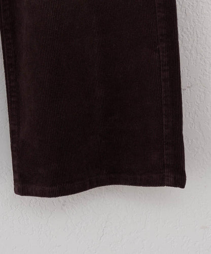 【Discoat】燈芯絨寬鬆染色長褲