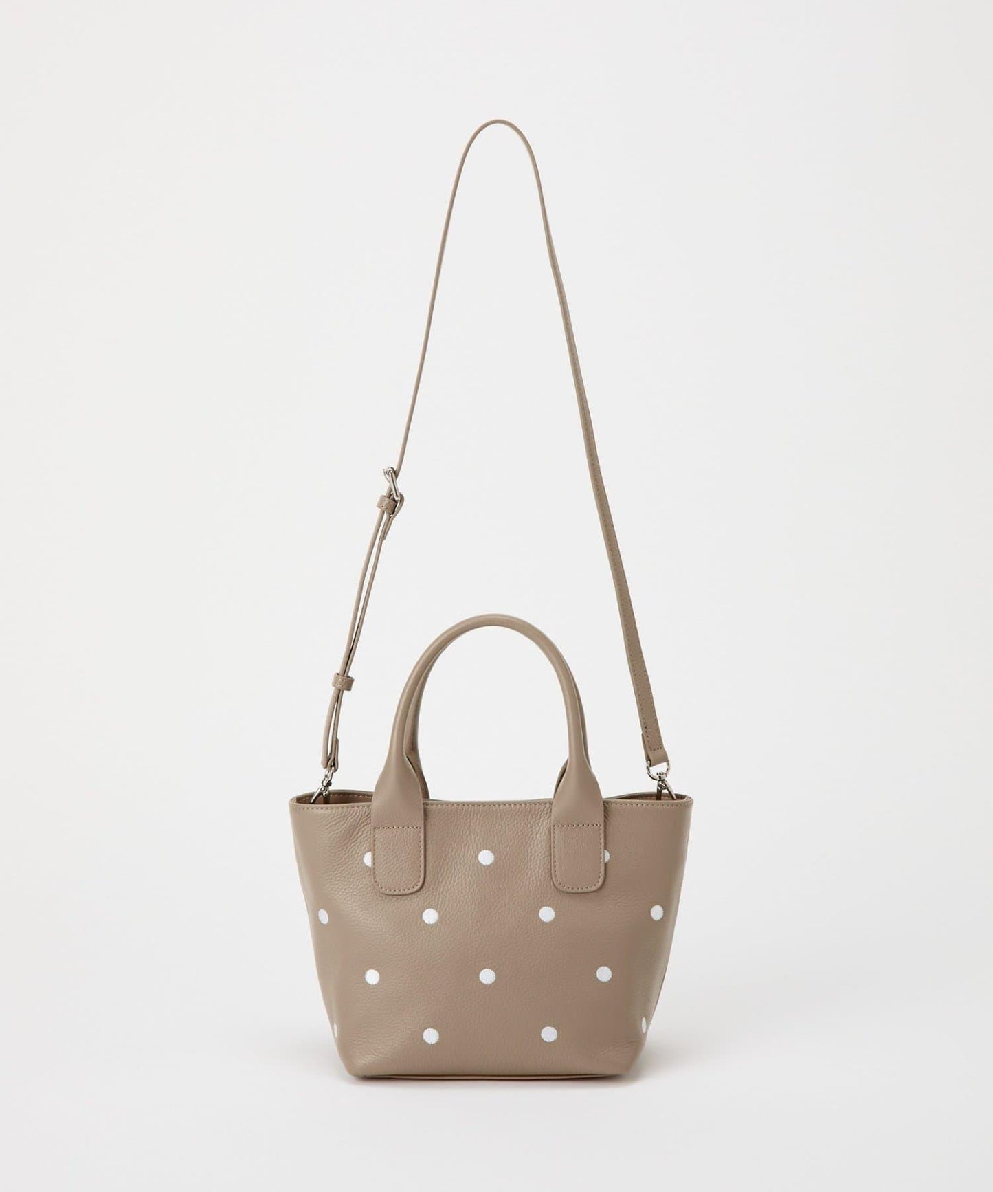 點綴刺繡手提包/小號