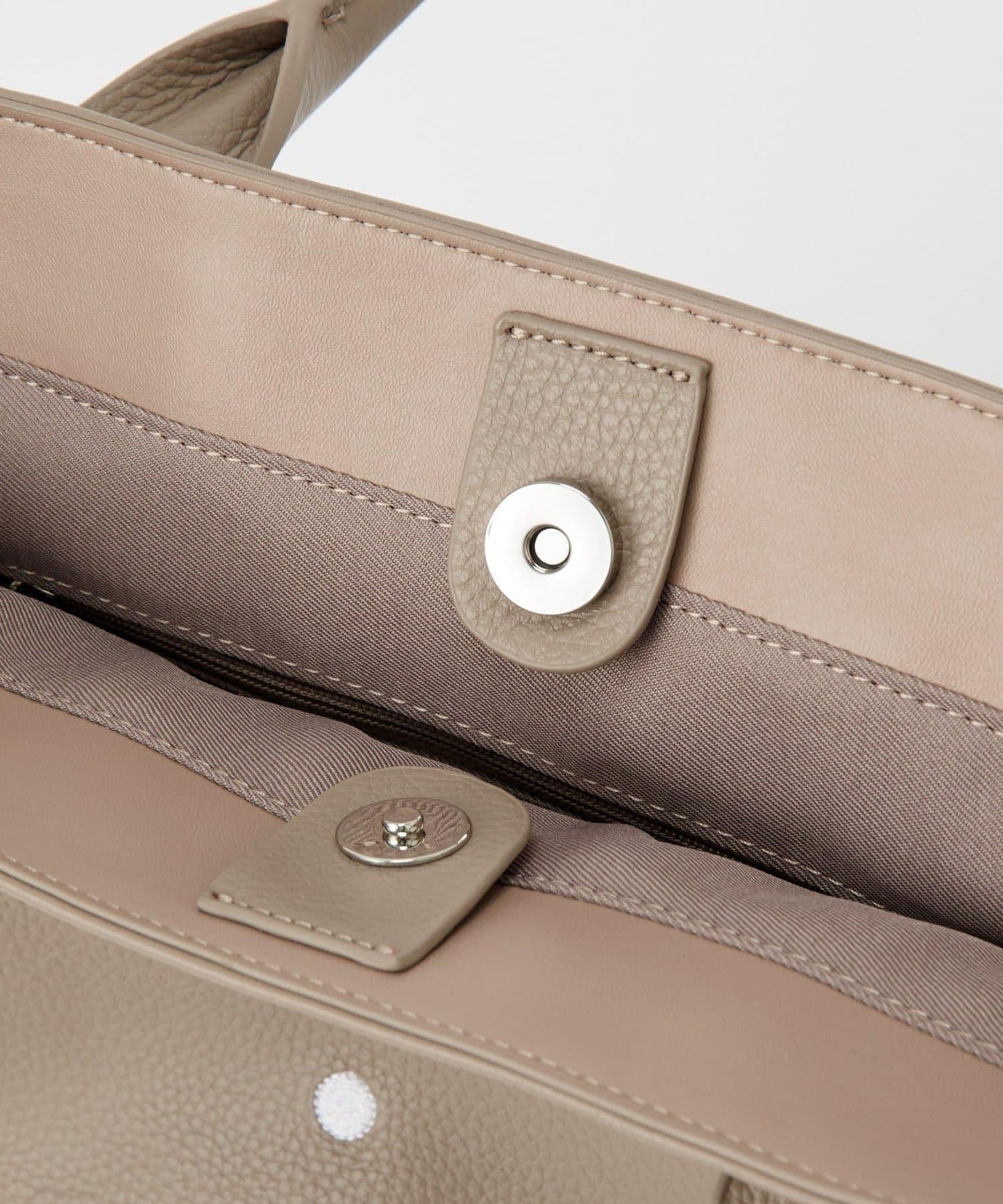 圓點刺繡手提包/大號