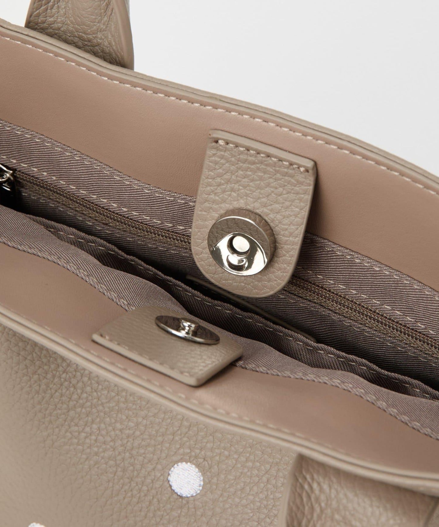 點綴刺繡手提包/小號