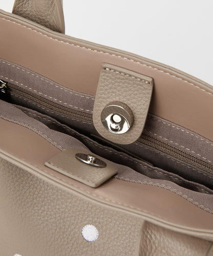 點綴刺繡手提包/小號