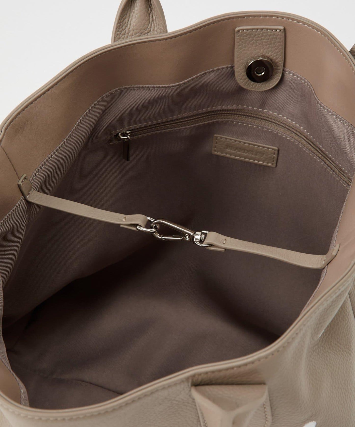 圓點刺繡手提包/大號