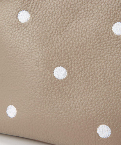 點綴刺繡手提包/小號