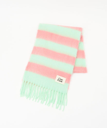 拼色流蘇加厚圍巾