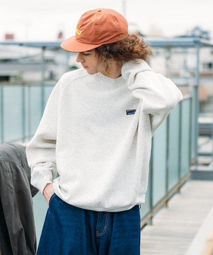 寬鬆版型 單點標誌 插肩袖 抽繩衛衣