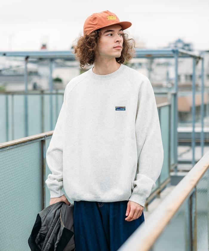 寬鬆版型 單點標誌 插肩袖 抽繩衛衣