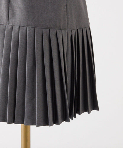 肩帶蝴蝶結連衣裙