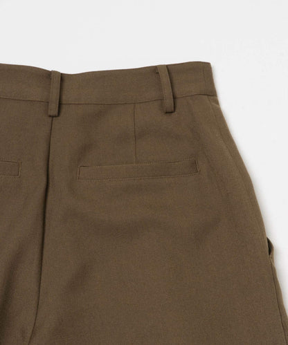 桶型褶皺西裝褲