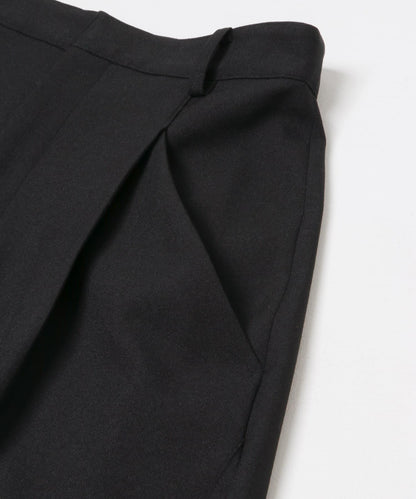 桶型褶皺西裝褲